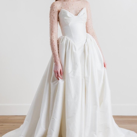 By Watters 'Rosehip' Beaded Body Suit in Nude (NWT) - Picture 9 of 11